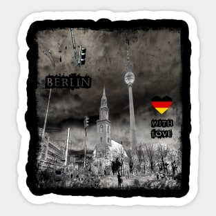 Berlin with love Sticker